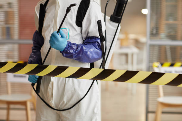 Professional Biohazard technician working in Fairview, NY